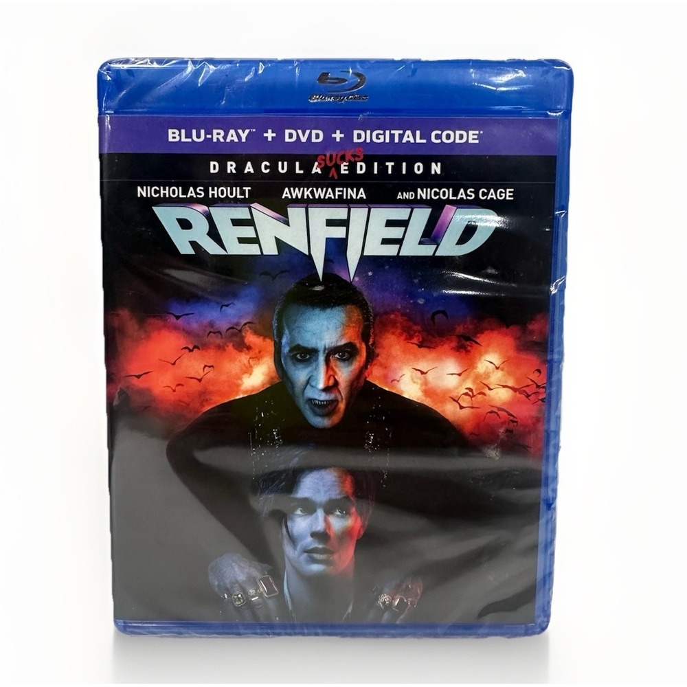 NEW 'Renfield' (Blu-ray) Sealed‎ Nicholas Hoult, Nicolas Cage Awkwafina Vampires